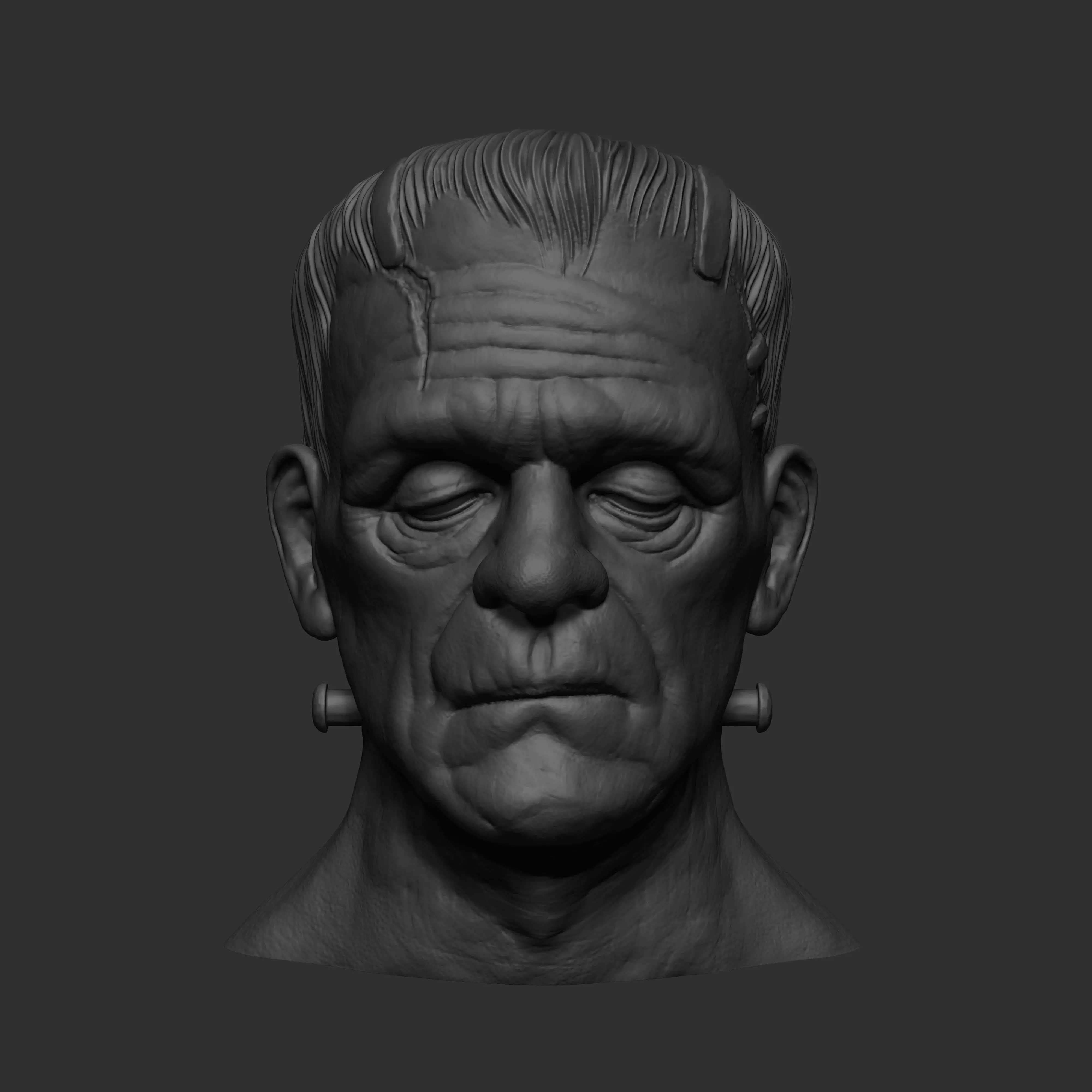 Frankenstein monster 3D model_0
