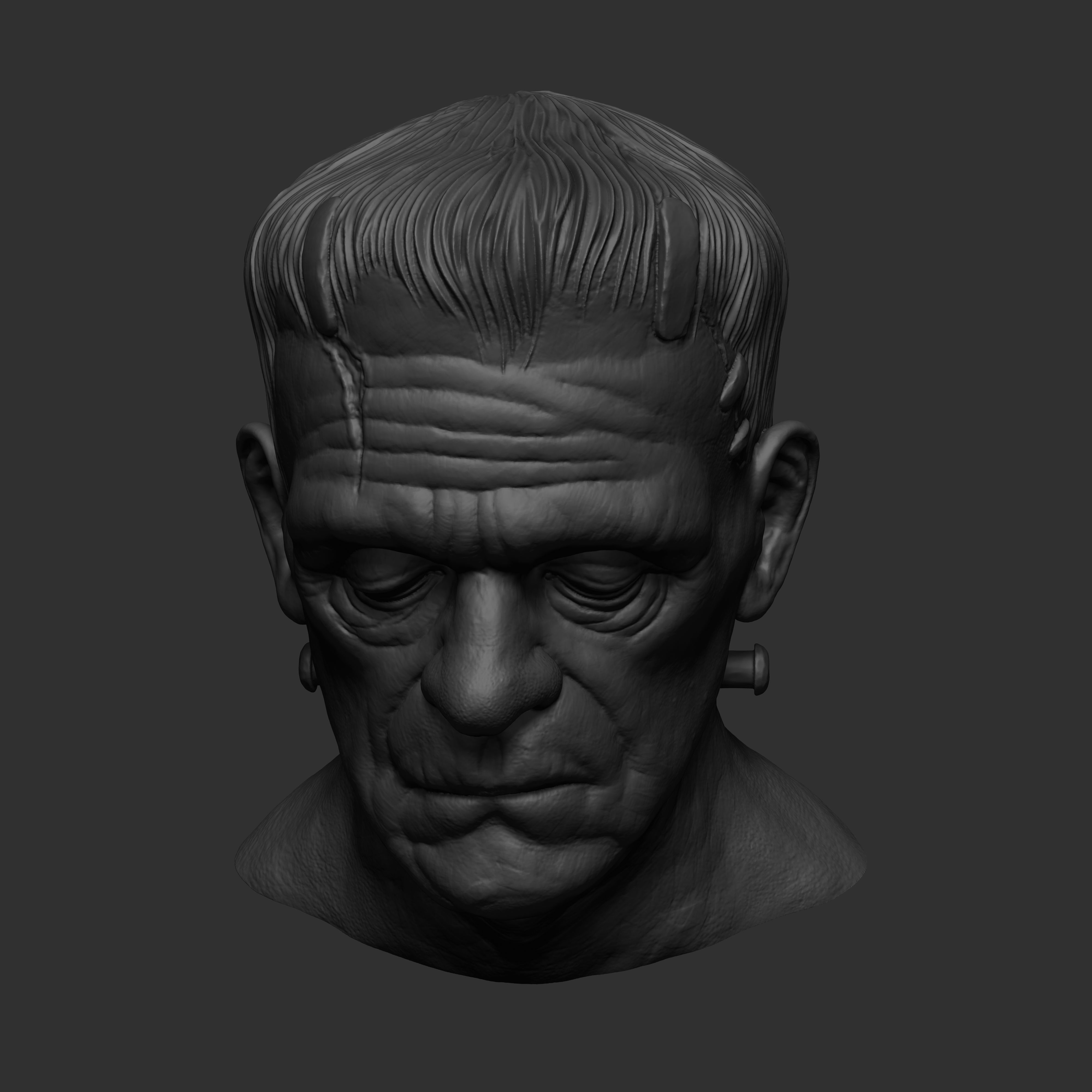 Frankenstein monster 3D model_2