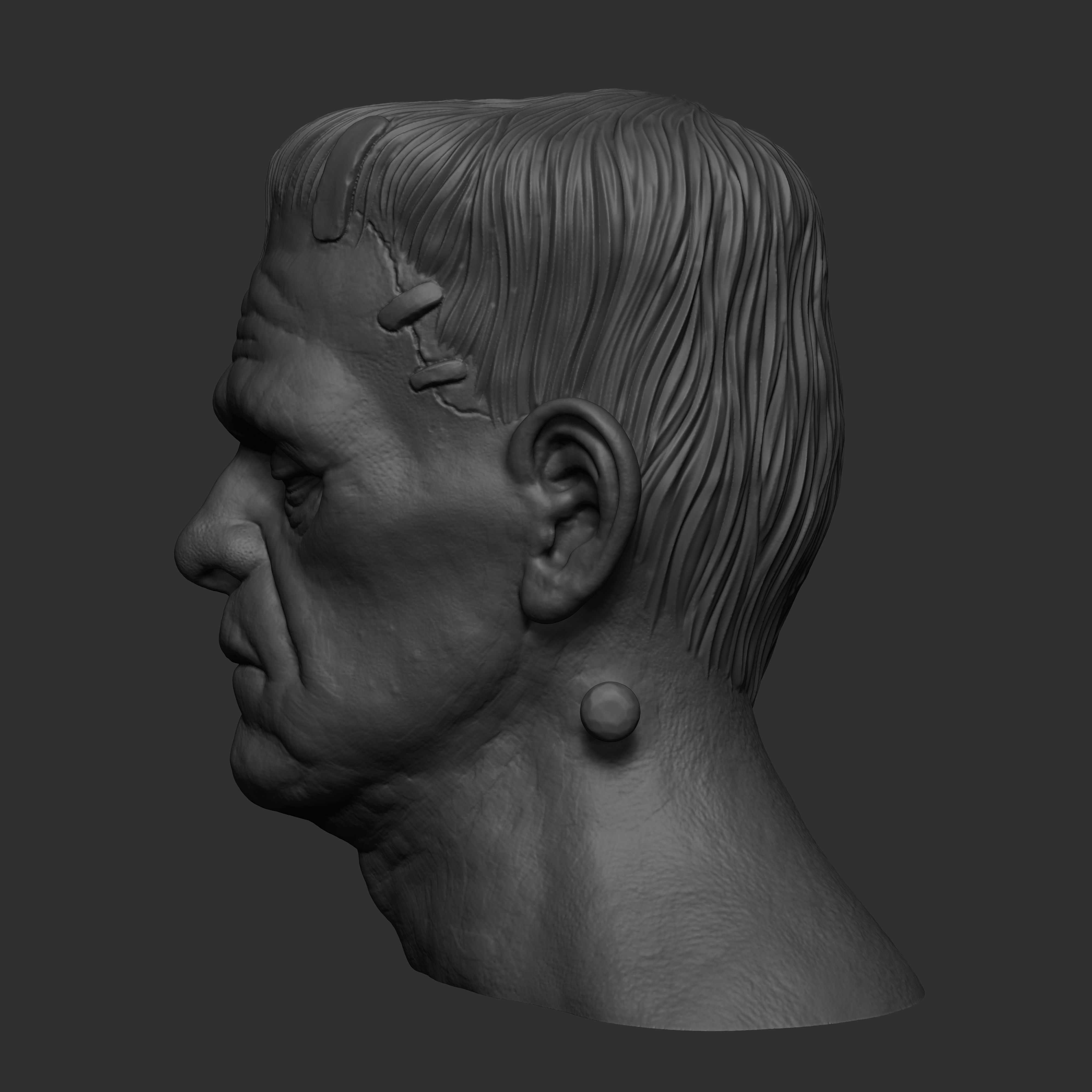 Frankenstein monster 3D model_1