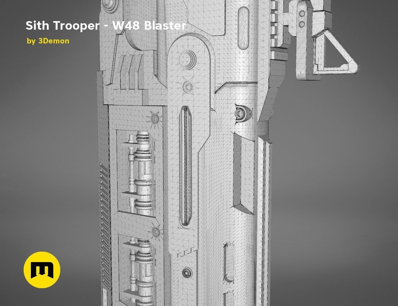 Sith Trooper  W48 Blaster 3D print model_26