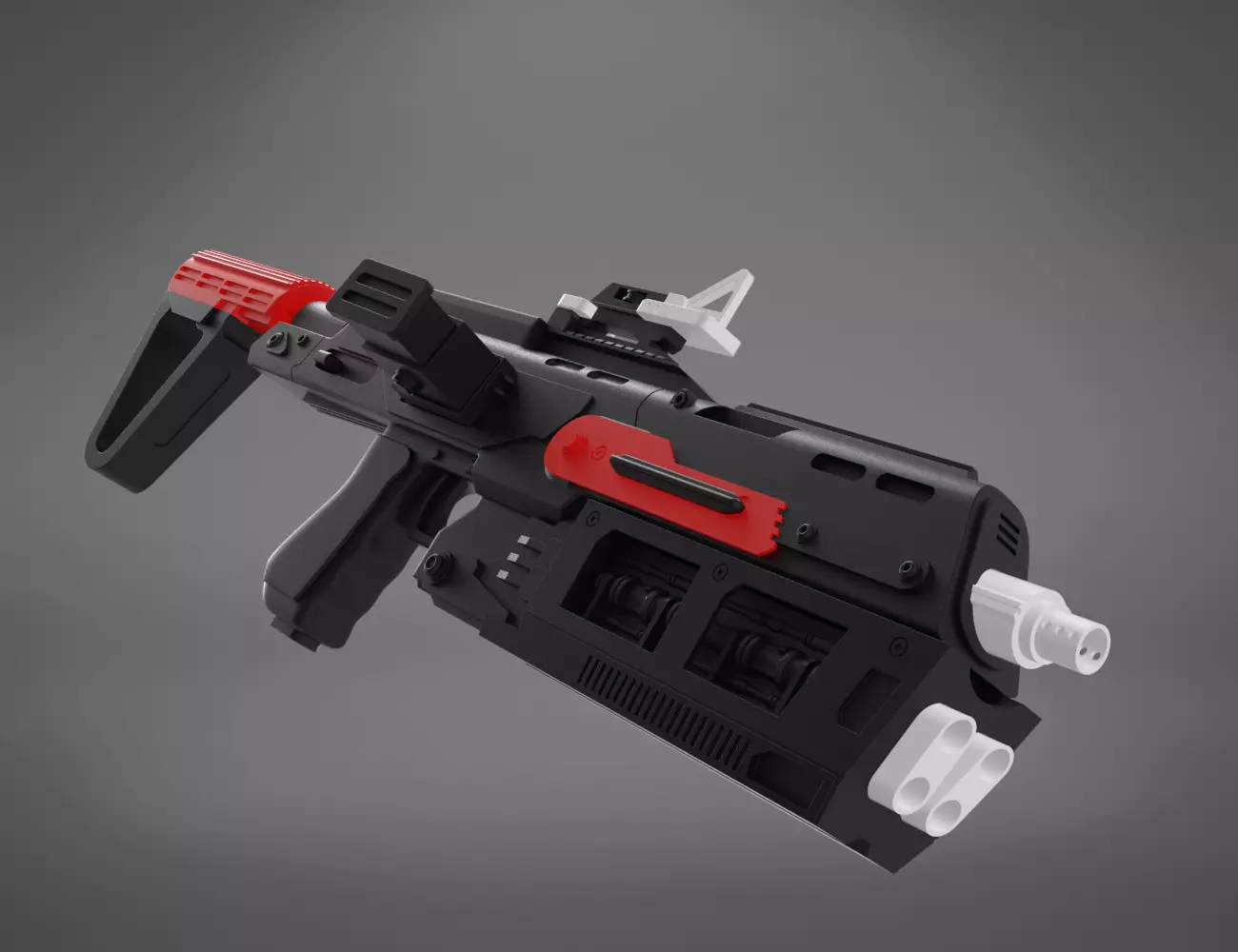 Sith Trooper  W48 Blaster 3D print model_0