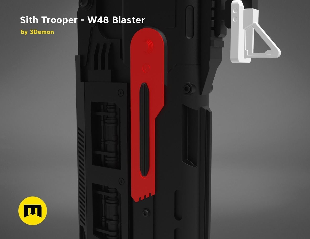 Sith Trooper  W48 Blaster 3D print model_5