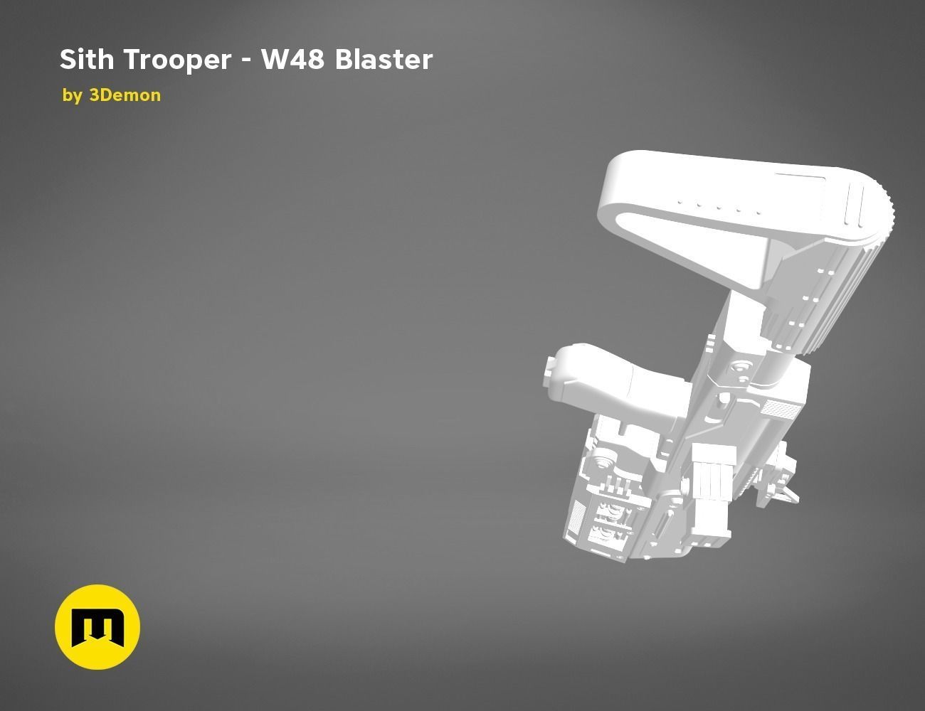 Sith Trooper  W48 Blaster 3D print model_19