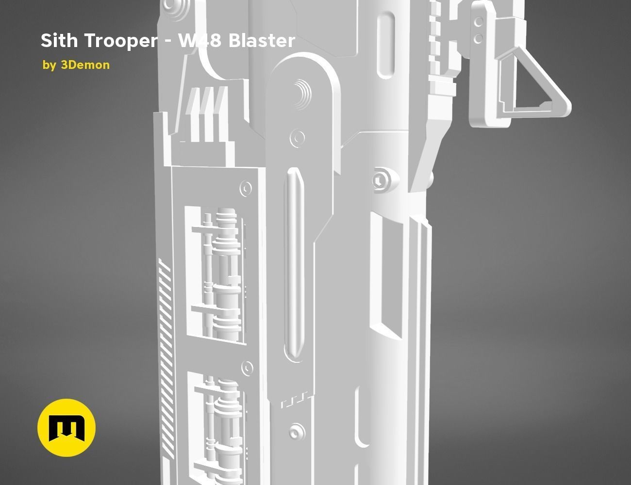 Sith Trooper  W48 Blaster 3D print model_17