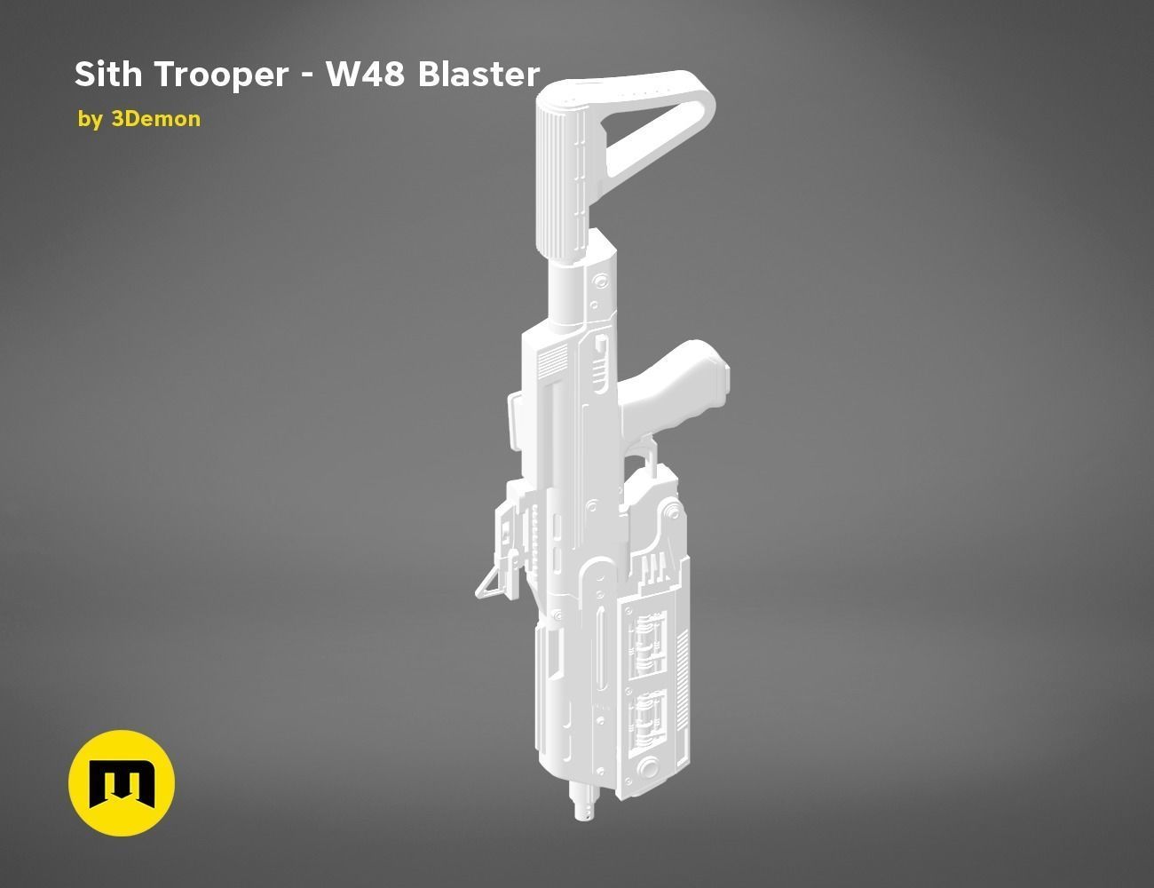 Sith Trooper  W48 Blaster 3D print model_21