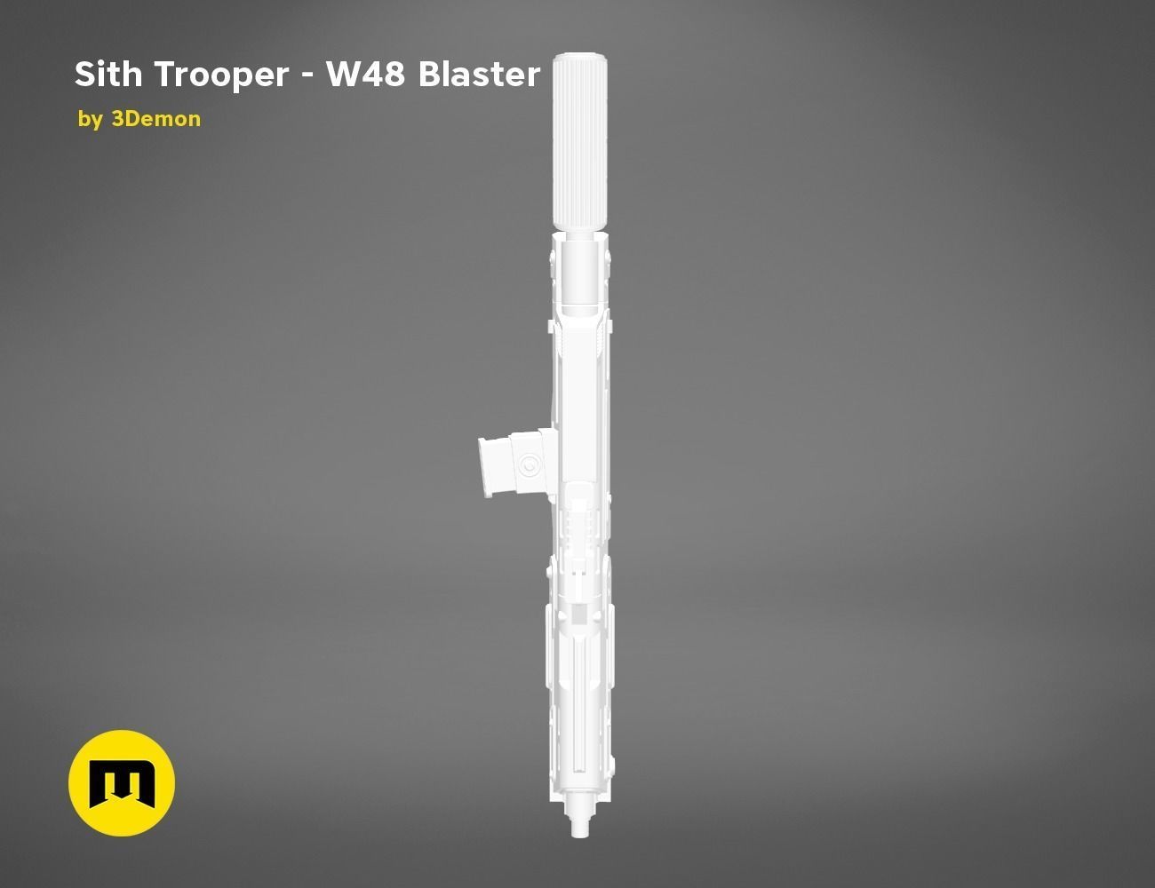 Sith Trooper  W48 Blaster 3D print model_18