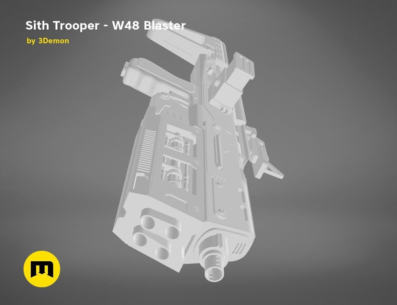 Sith Trooper  W48 Blaster 3D print model_15