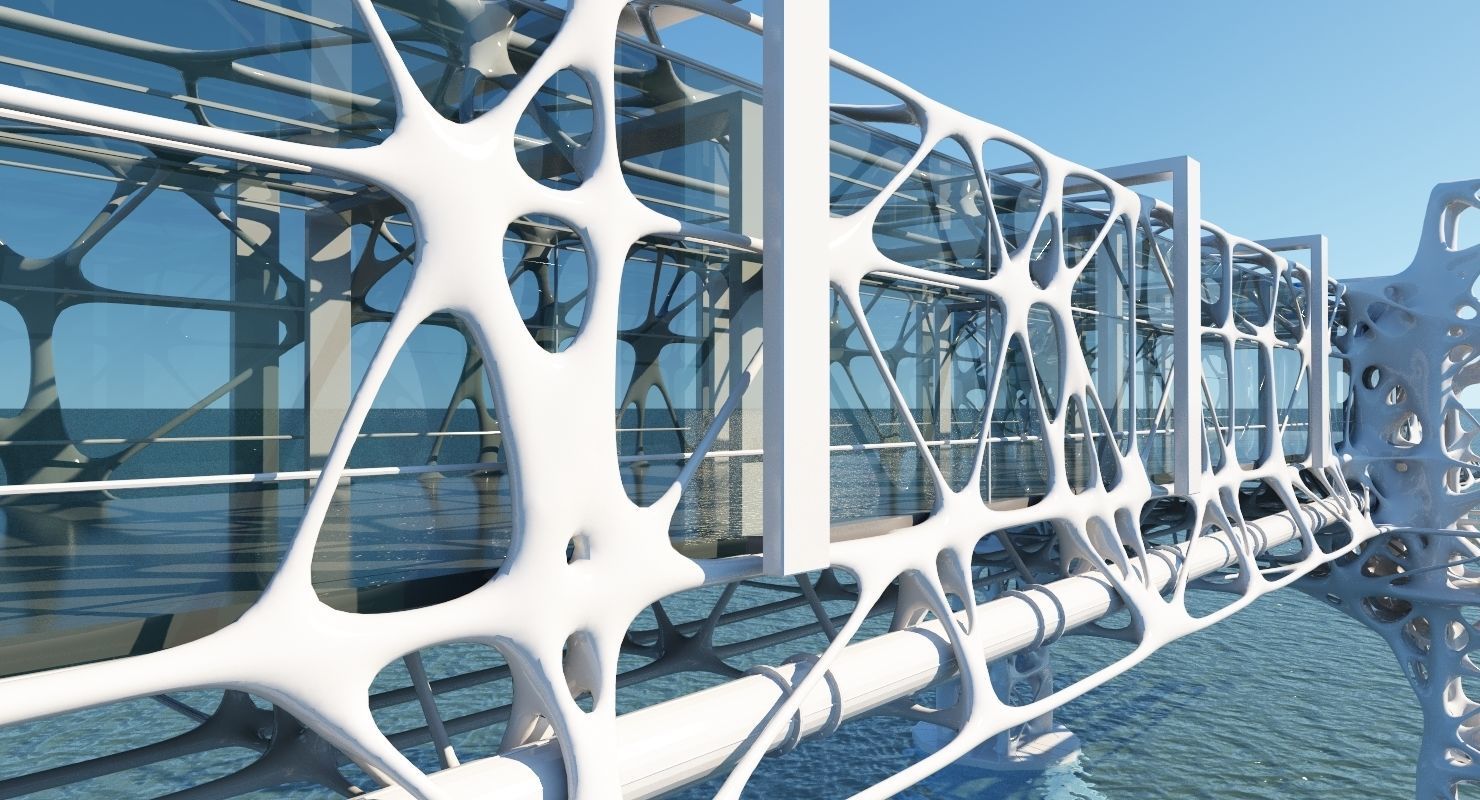 Future Bridge 02 3D model_5