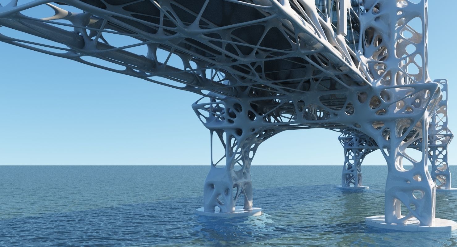 Future Bridge 02 3D model_1