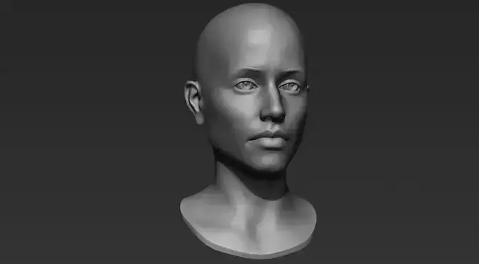 3D Printable Female Head 7