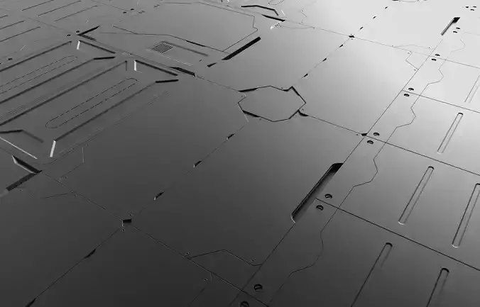 SCI-FI PANELS 3D MODELS