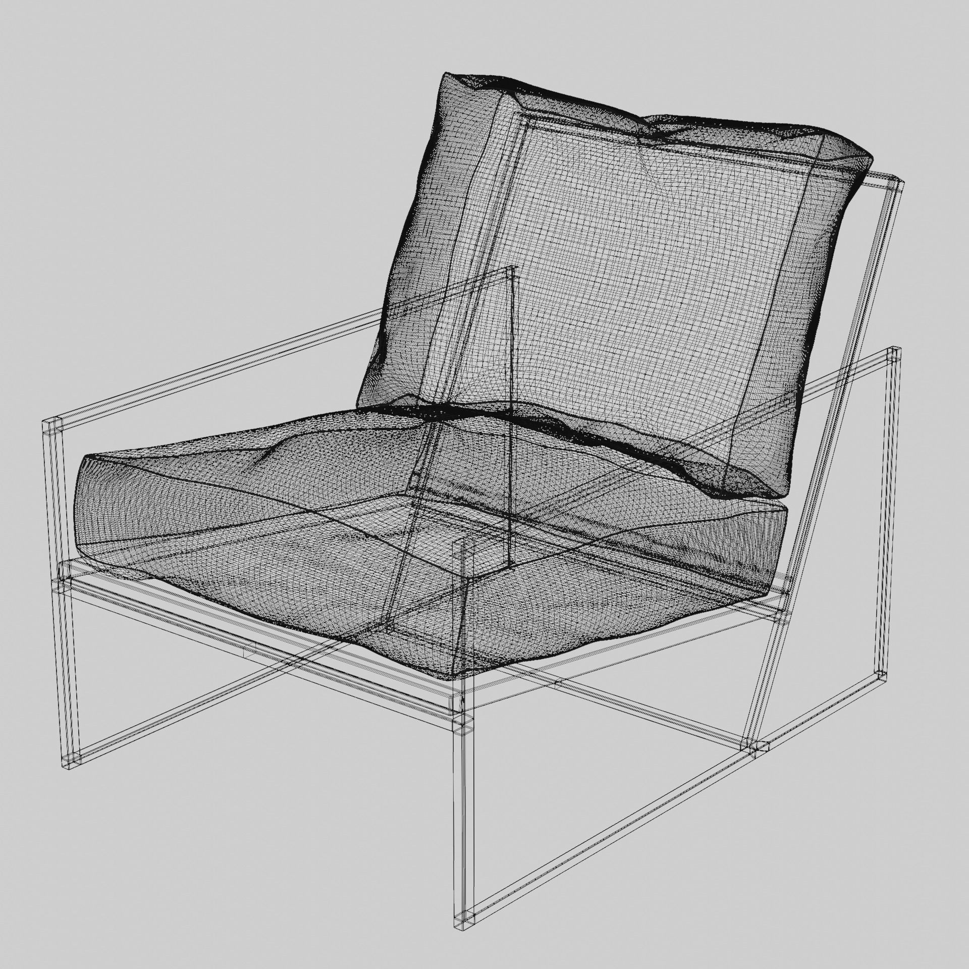 Cole Armchair by Maisons du Monde Free 3D model_8