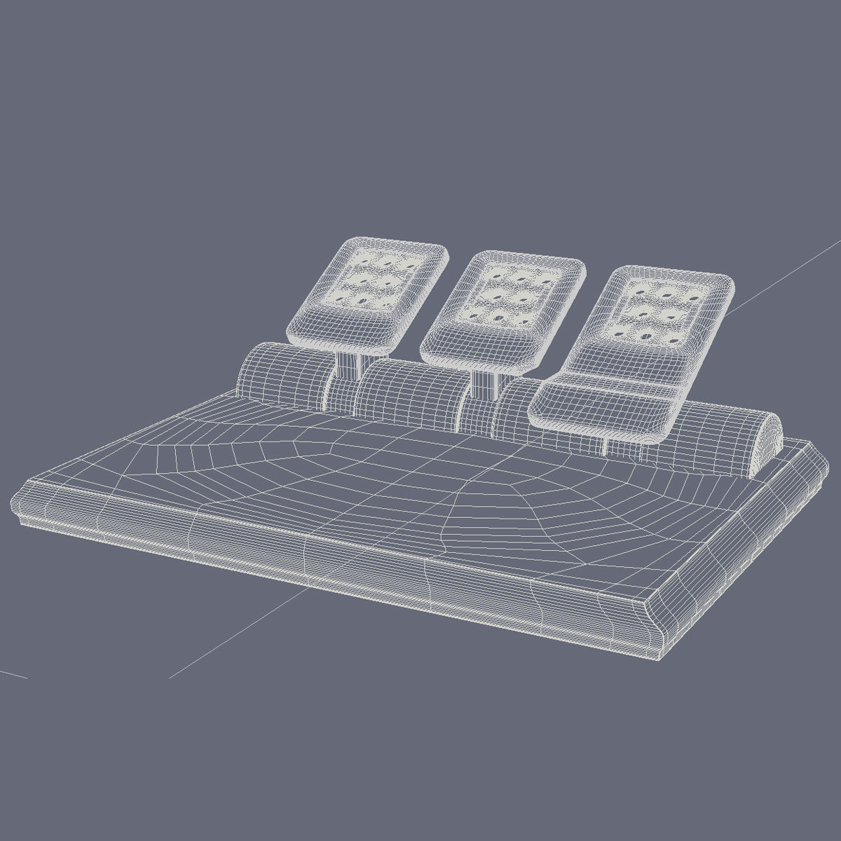 Video Game Controllers 3D model_10