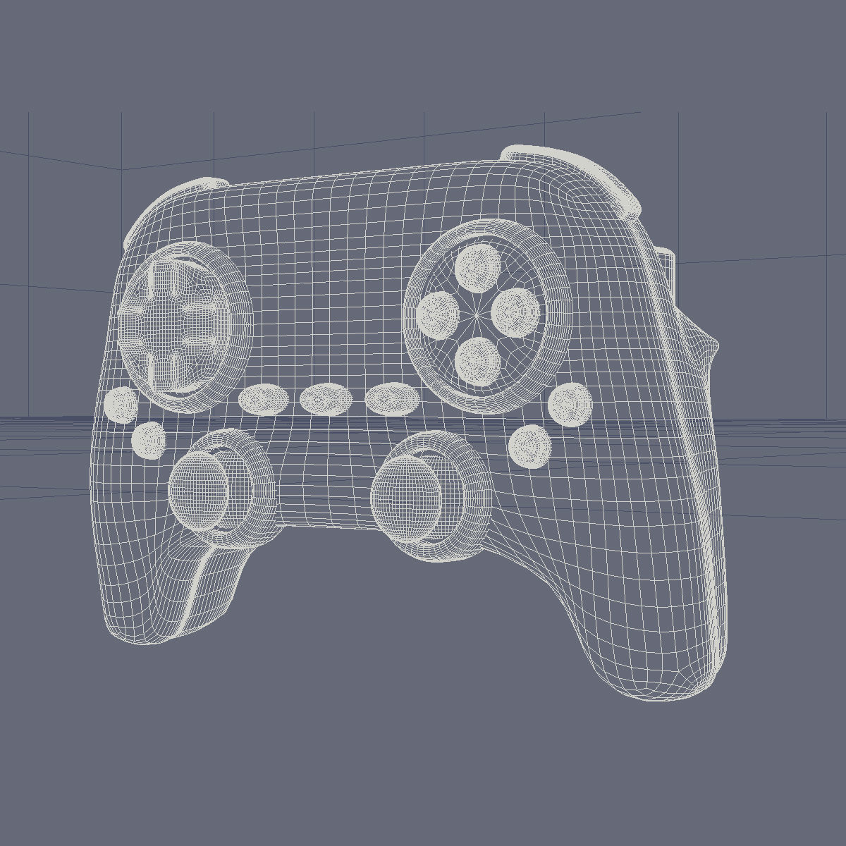 Video Game Controllers 3D model_5