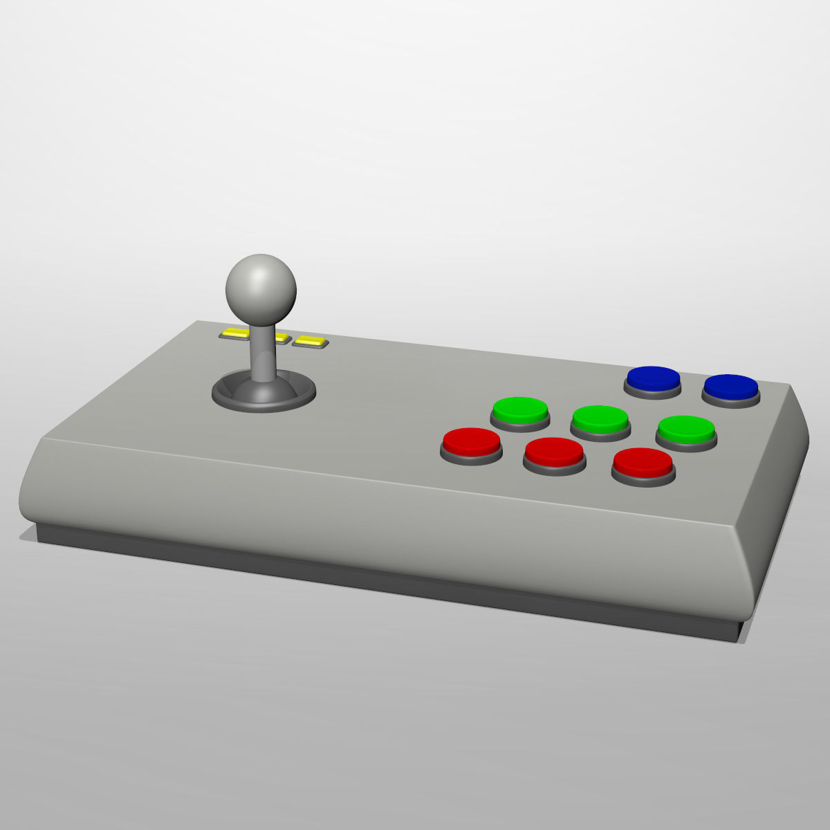 Video Game Controllers 3D model_2