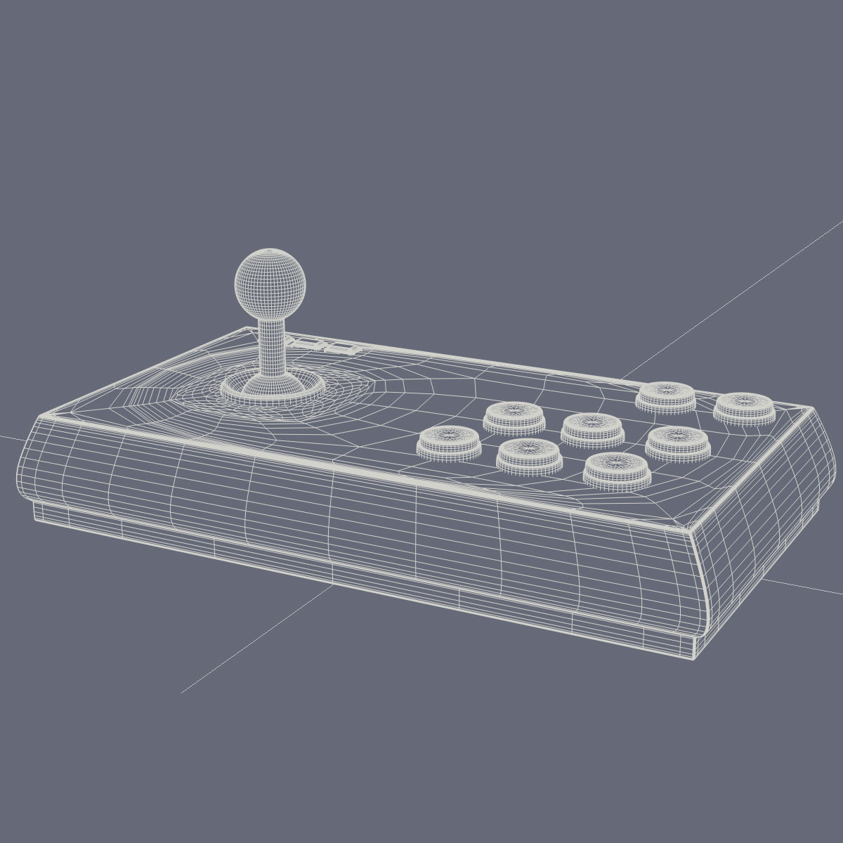 Video Game Controllers 3D model_6