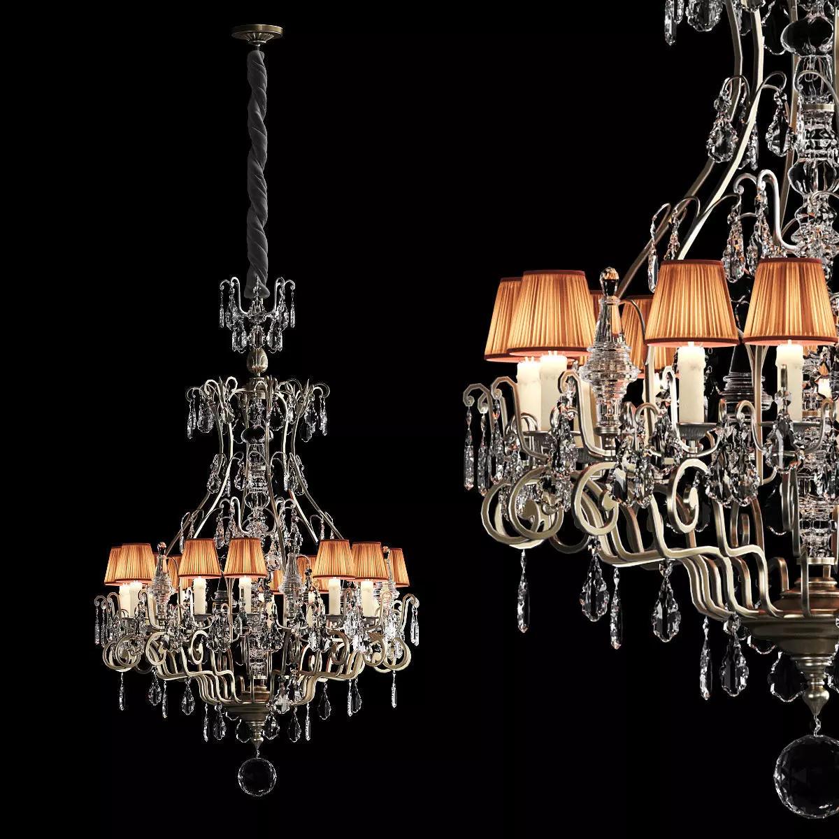Texas Chandelier by Labyrinthe 3D model_0