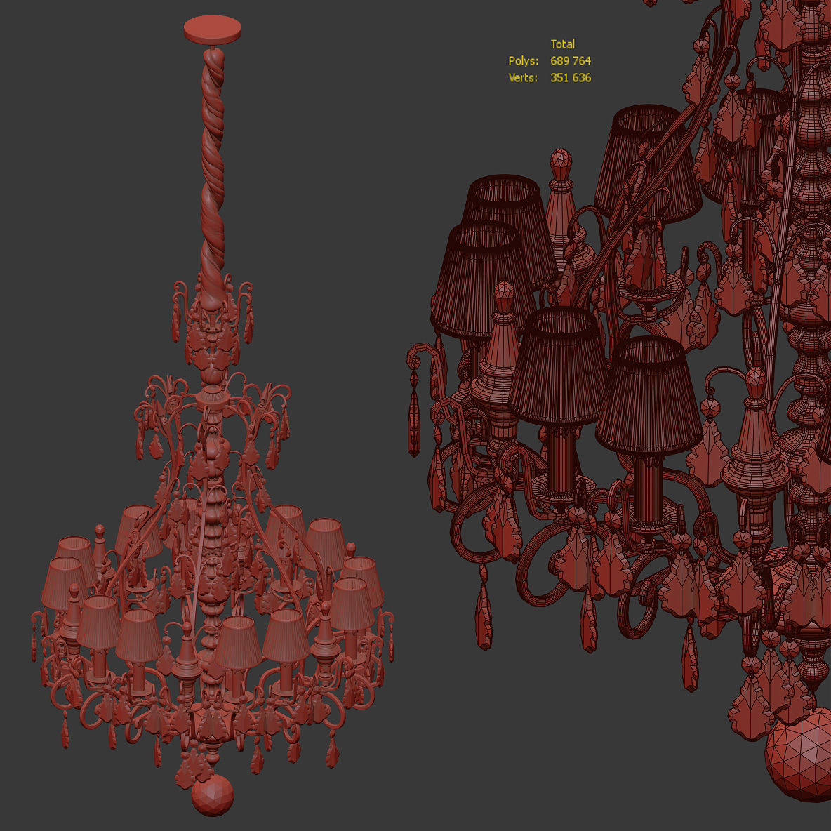 Texas Chandelier by Labyrinthe 3D model_3