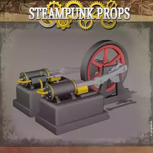 Steampunk Steam Engine