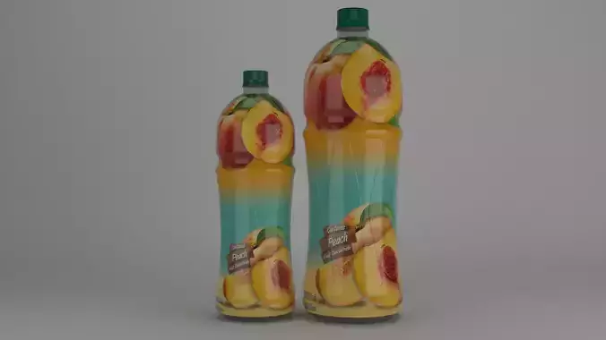Juice Bottle 3D model