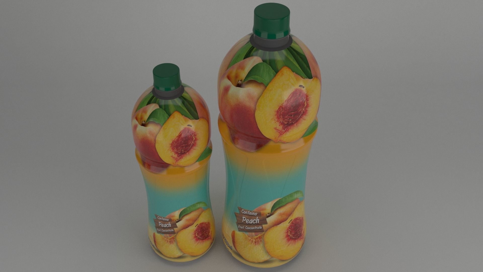 Juice Bottle 3D model_1