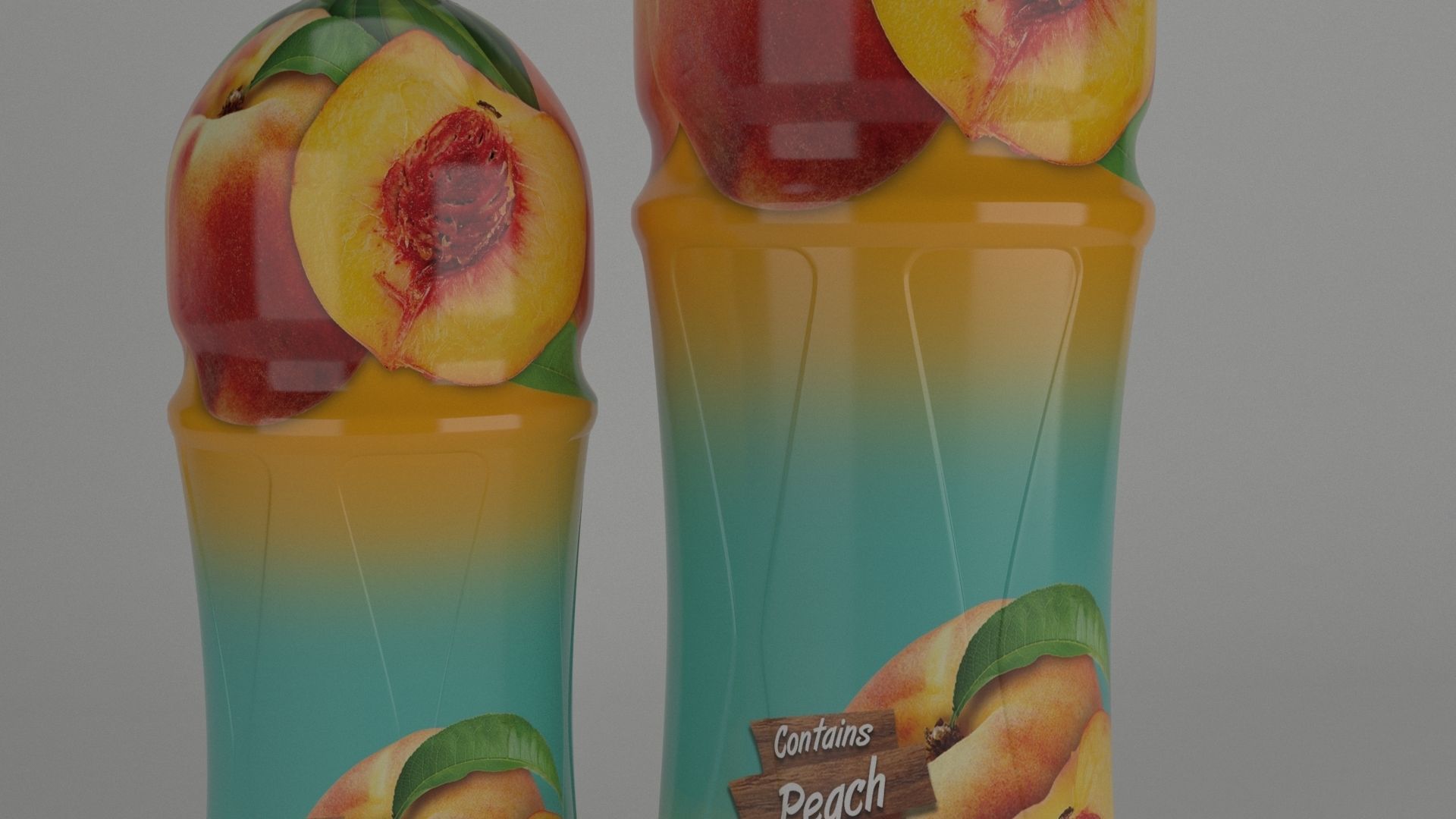 Juice Bottle 3D model_2