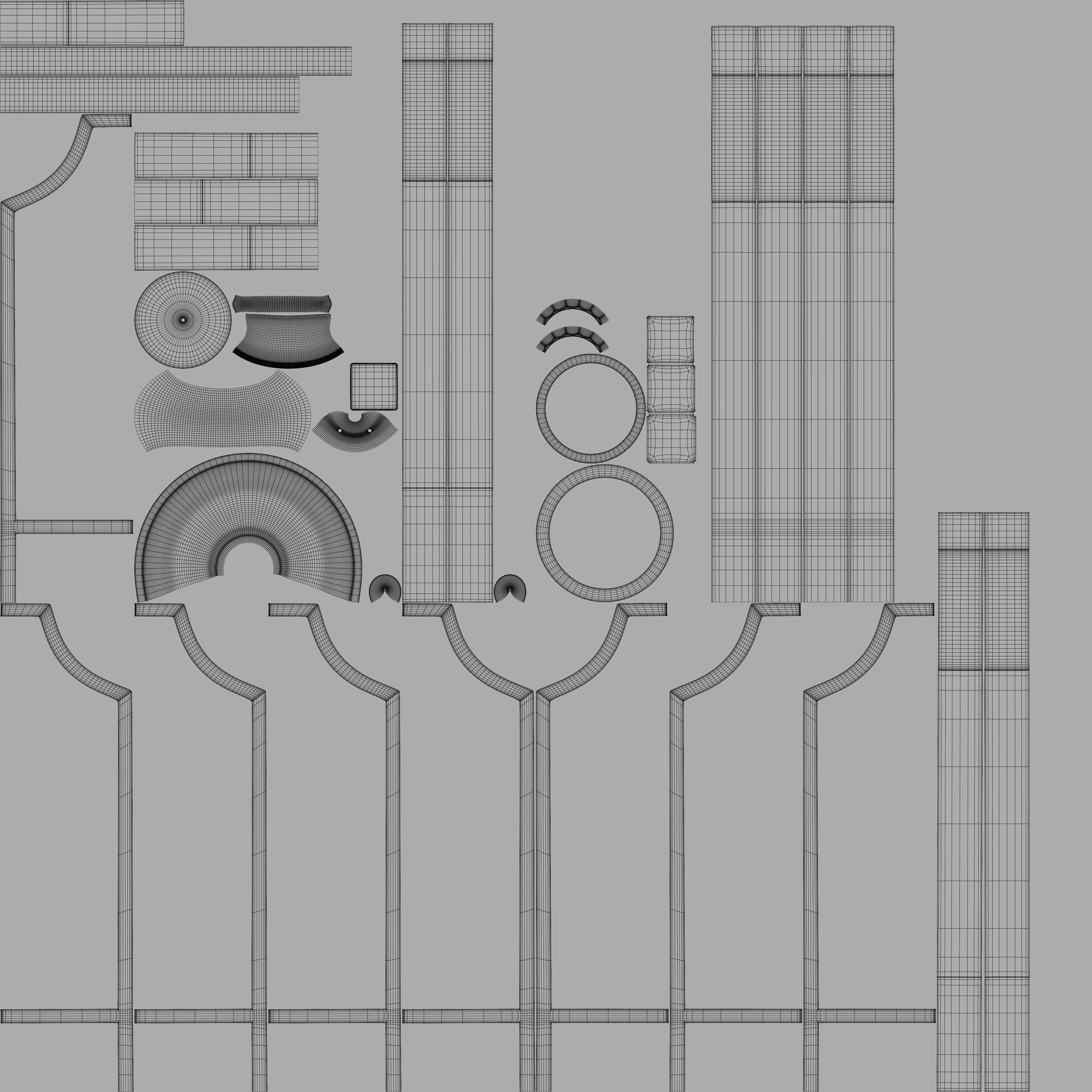 Moroccan hurricane candle lantern 3D model_9