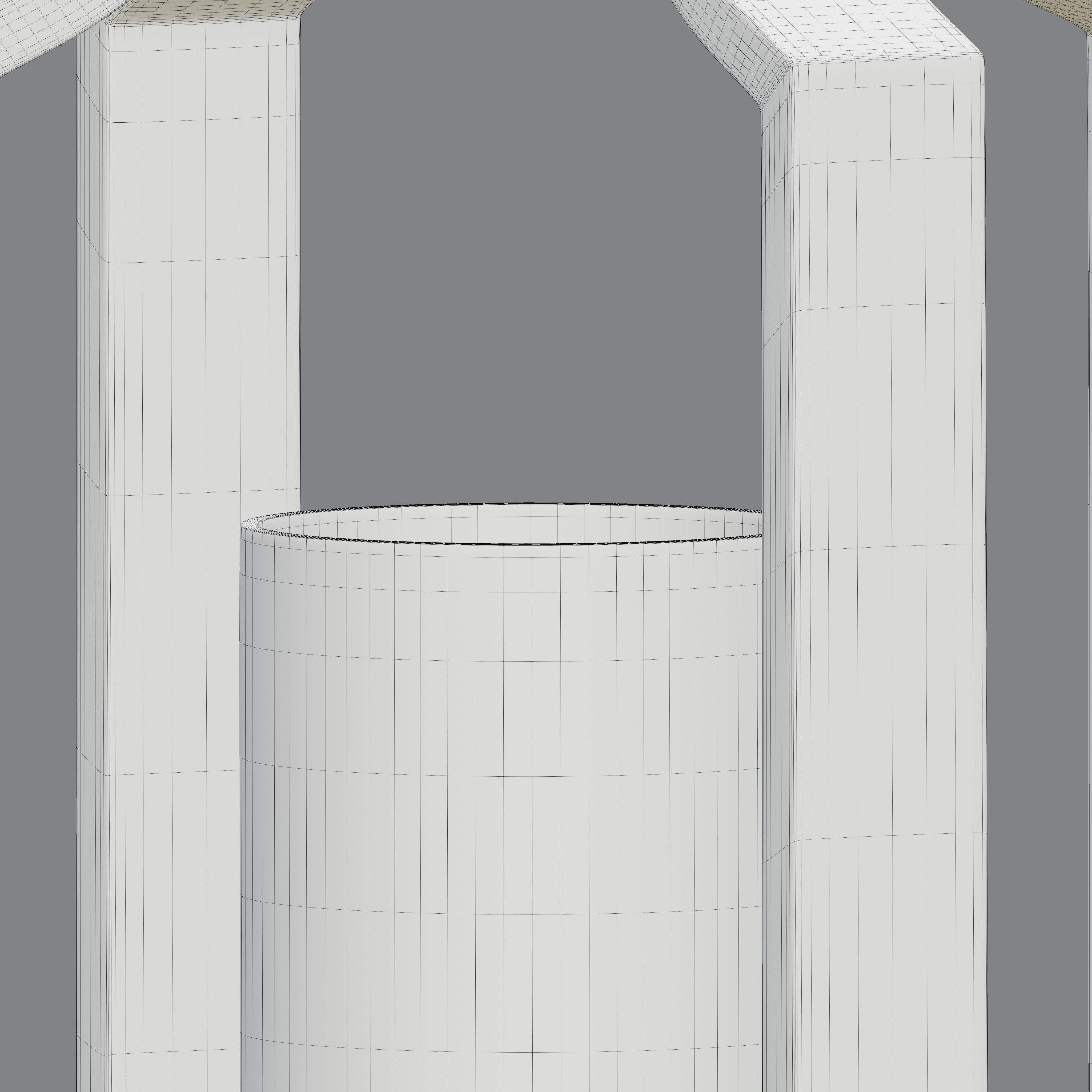 Moroccan hurricane candle lantern 3D model_6