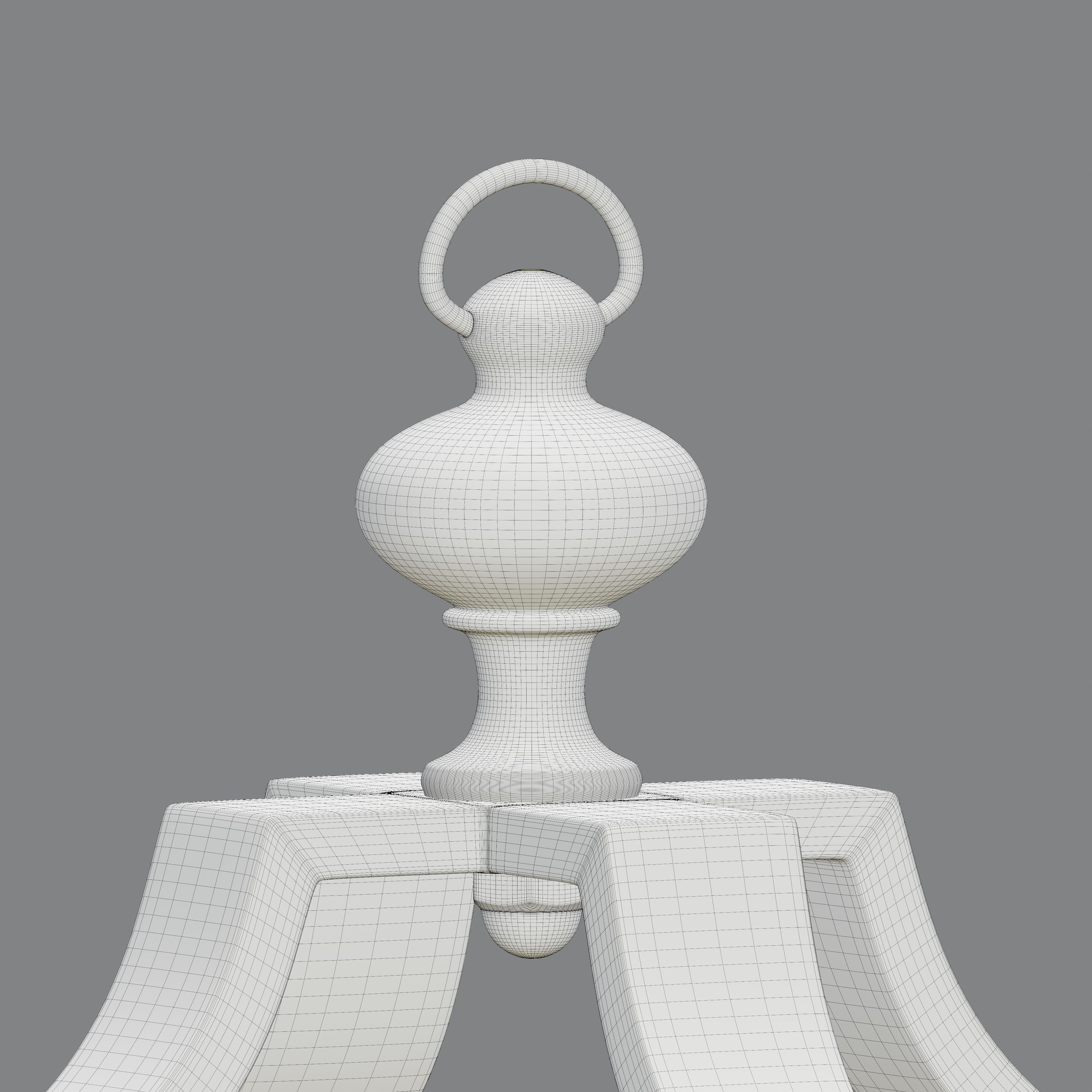 Moroccan hurricane candle lantern 3D model_5