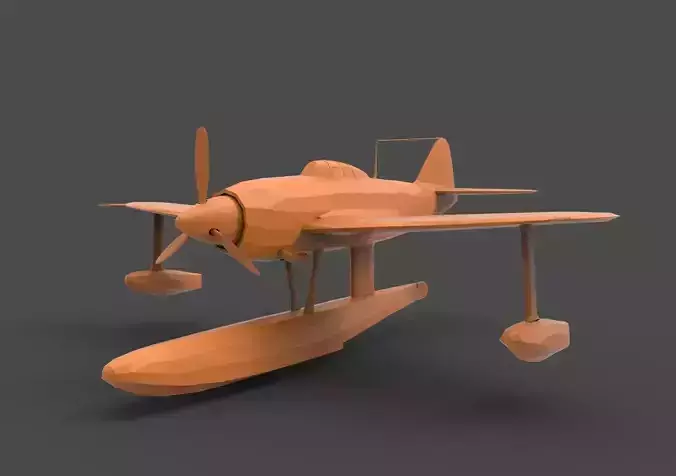 Kawanishi N1K 3D print model