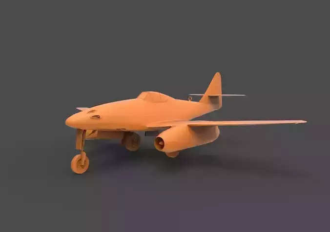 ME262 orange plane