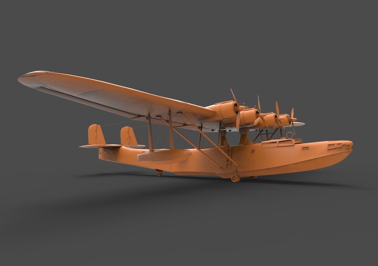 Kawanishi H6K5 3D print model_2