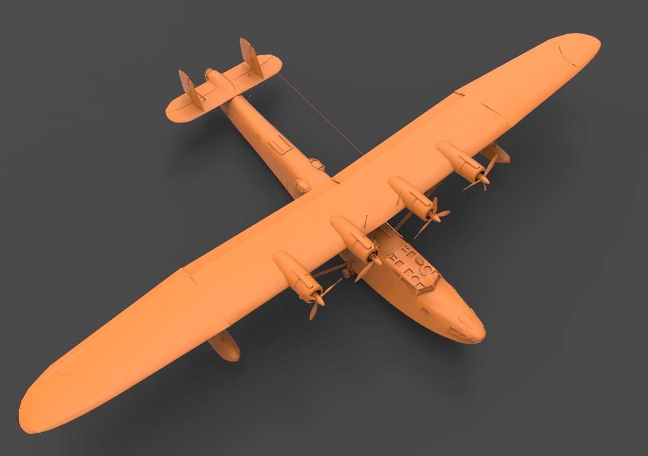 Kawanishi H6K5 3D print model_7