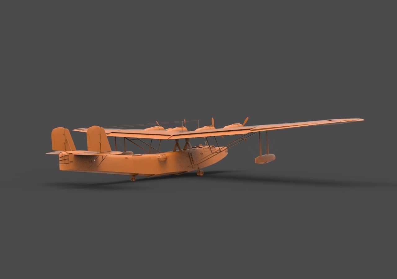 Kawanishi H6K5 3D print model_4