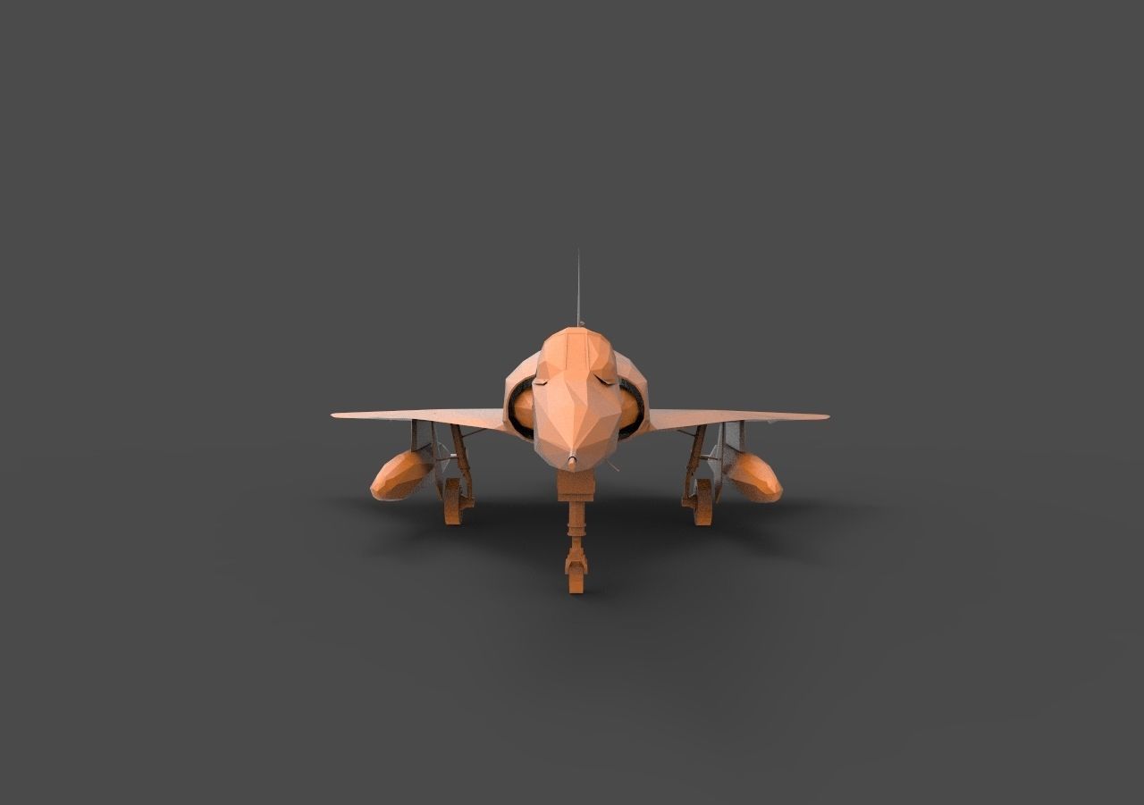 Dassault Mirage 3D print model_1