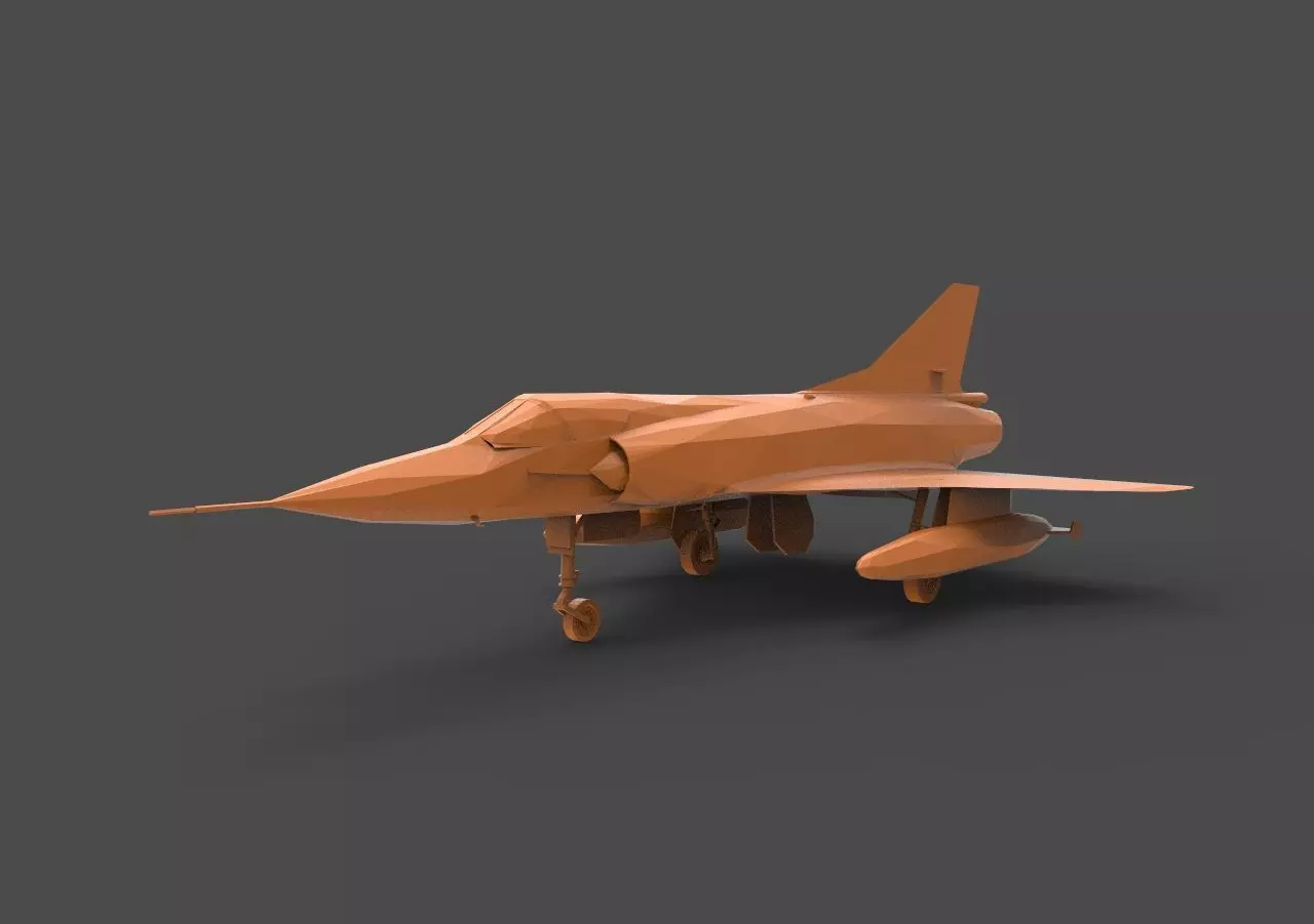 Dassault Mirage 3D print model_0
