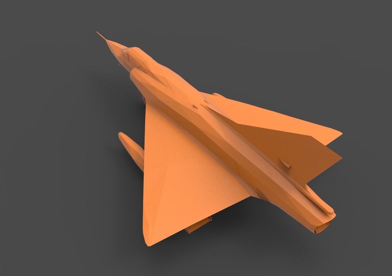 Dassault Mirage 3D print model_6