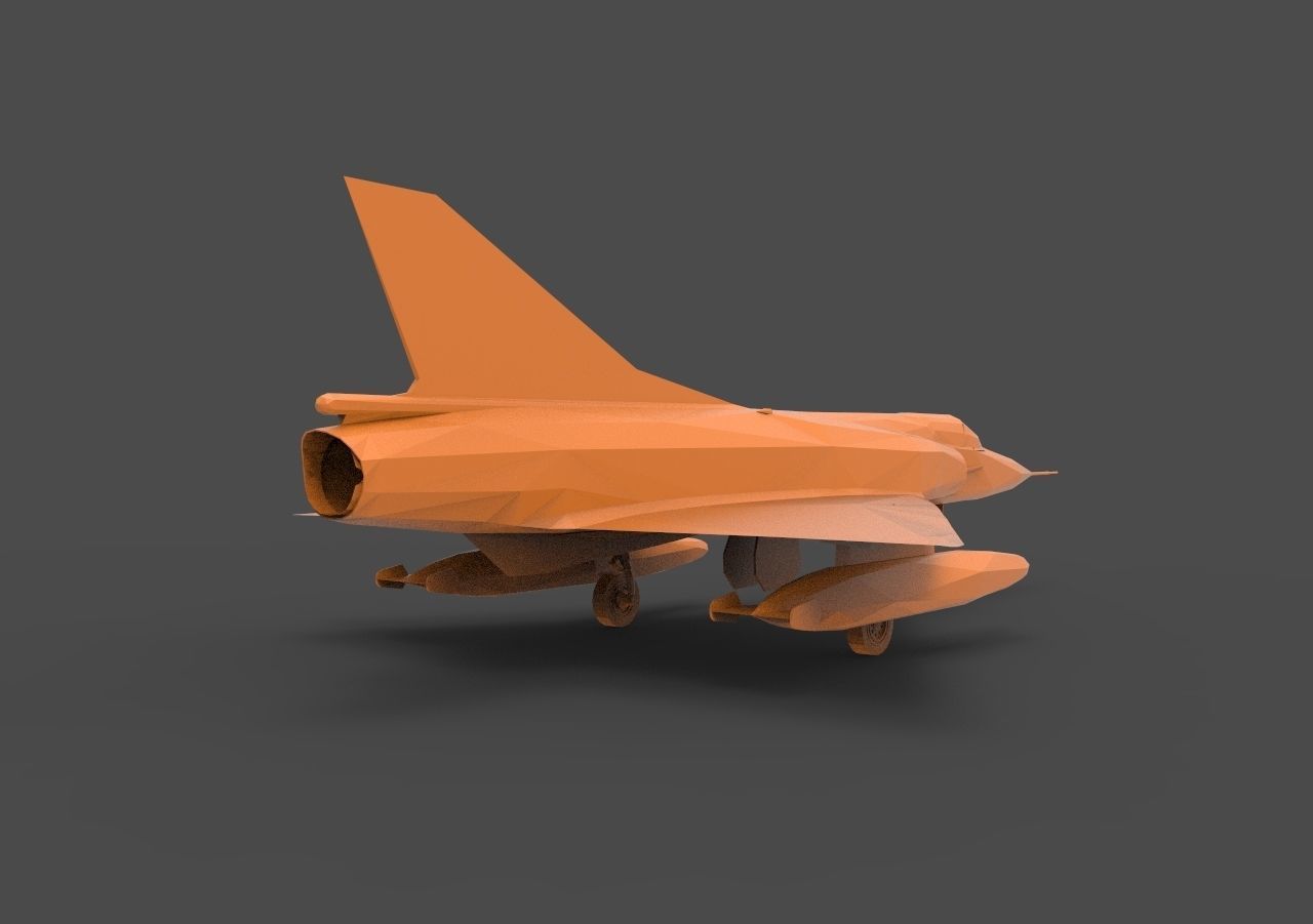 Dassault Mirage 3D print model_4