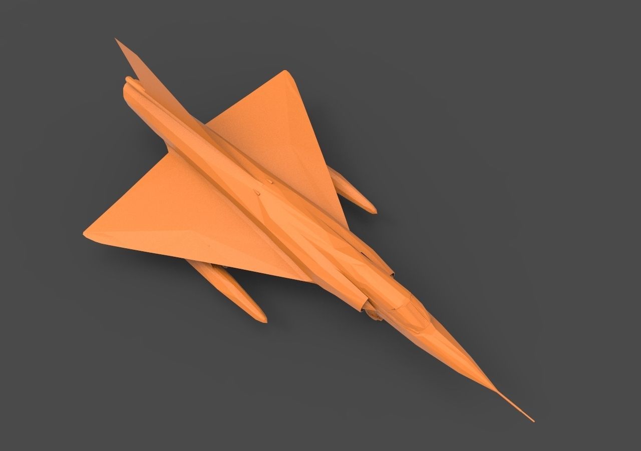 Dassault Mirage 3D print model_7