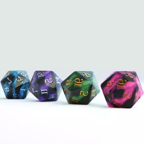 Classic D20 Dice Set