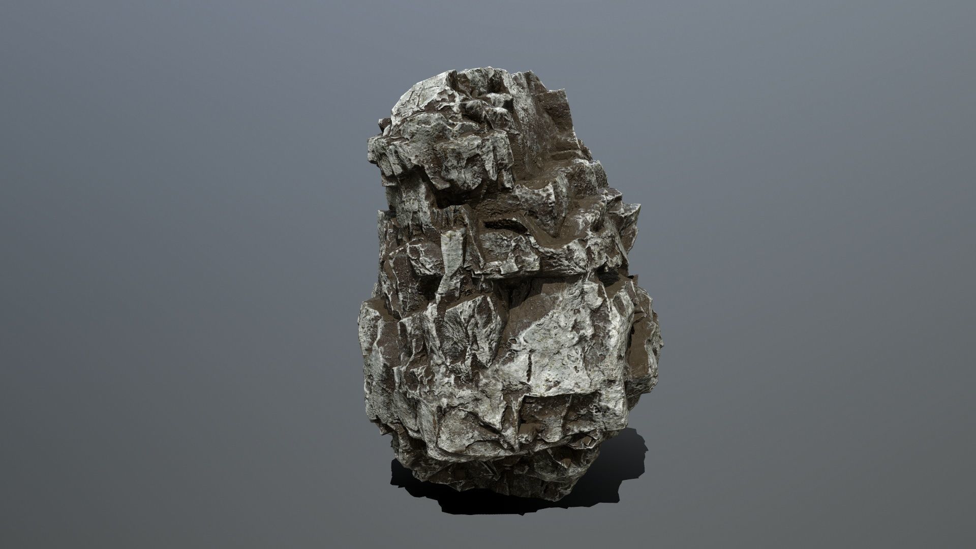 rocks rock Low-poly 3D model_28