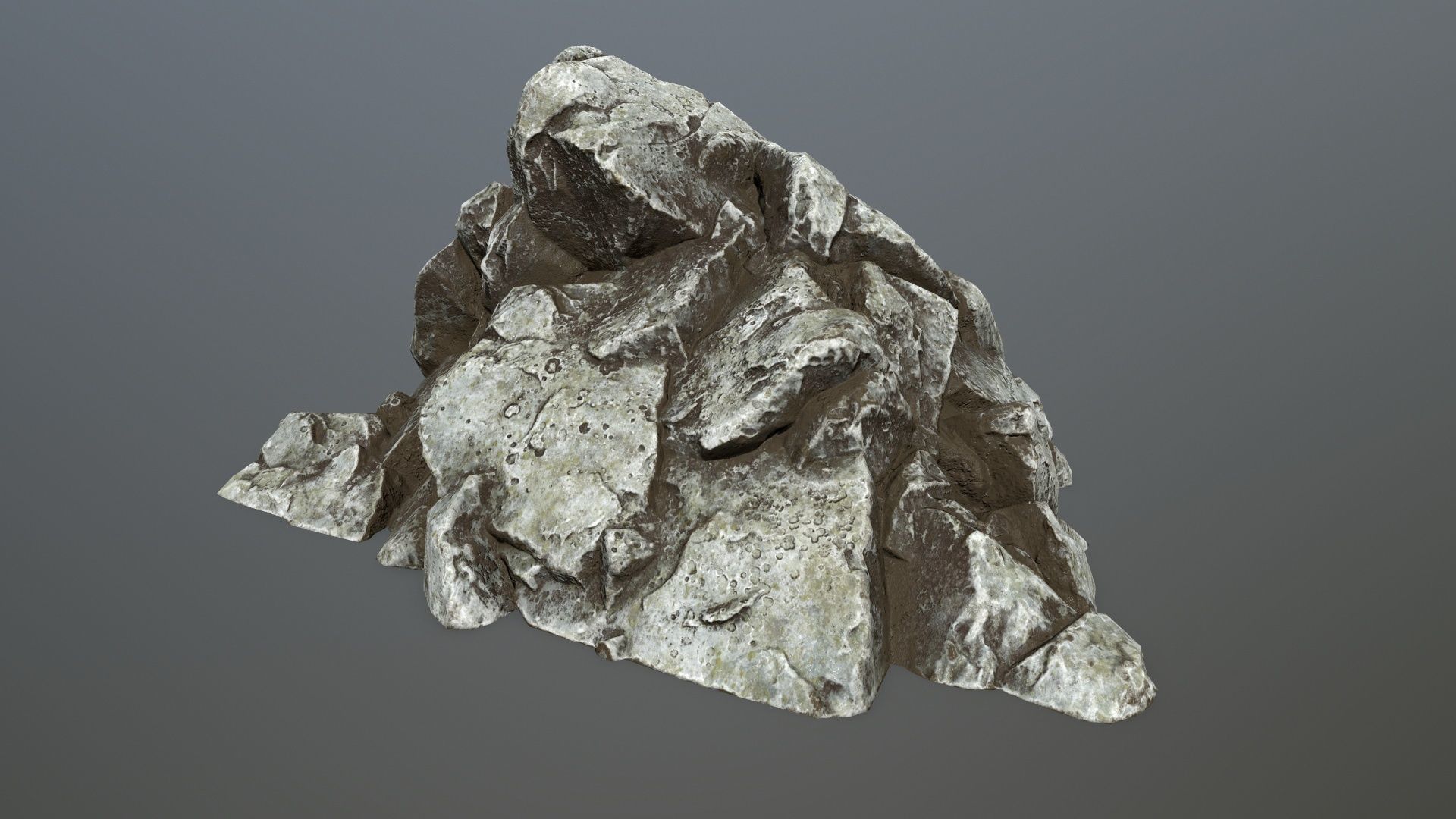 rocks rock Low-poly 3D model_31