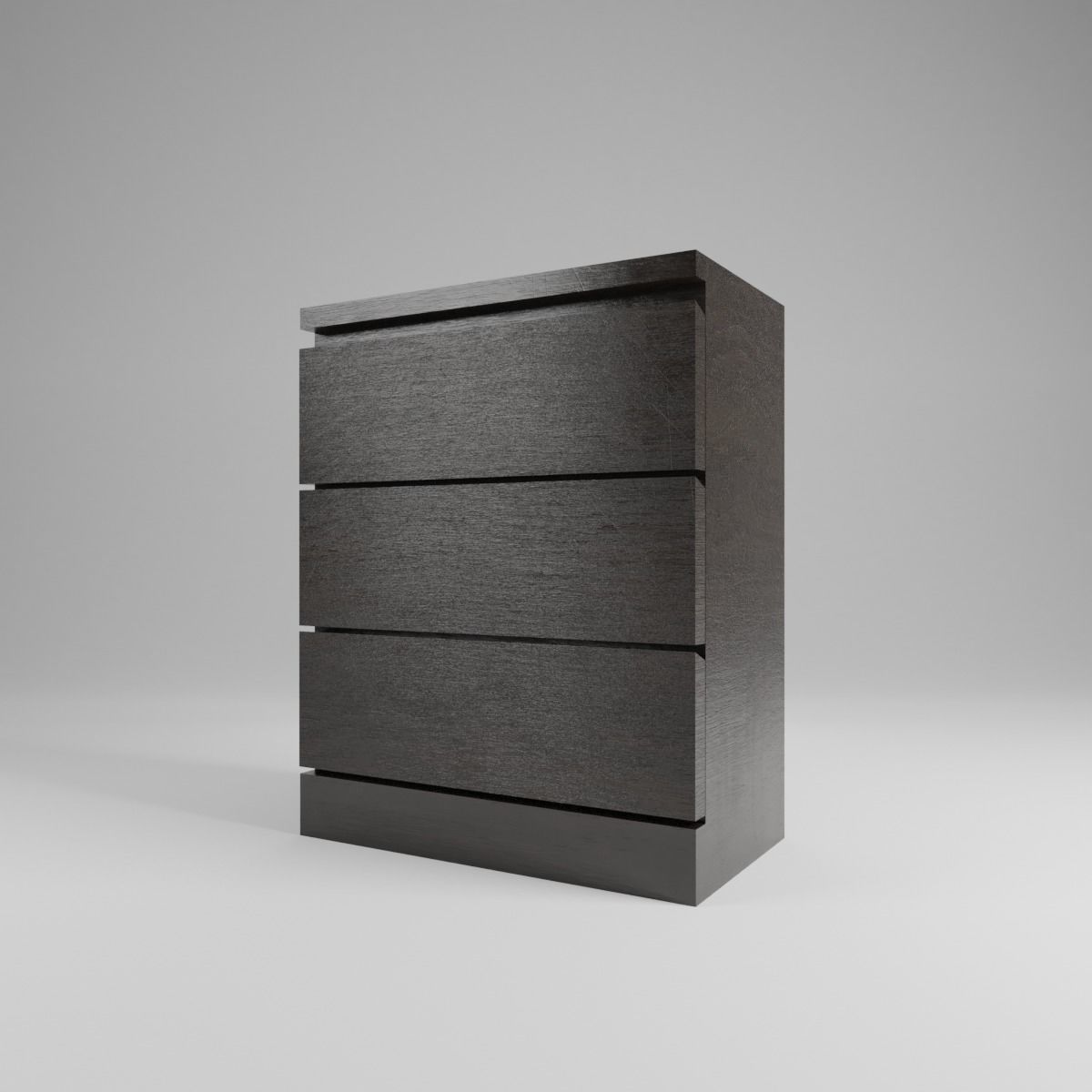 Cabinet pack  Low-poly 3D model_2