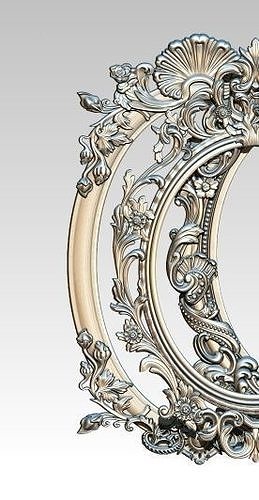lot of 3 pcs Carved Frame Collection 3D print model