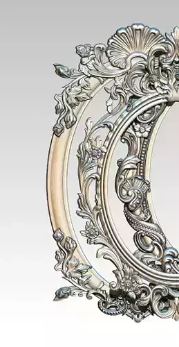 lot of 3 pcs Carved Frame Collection 3D print model