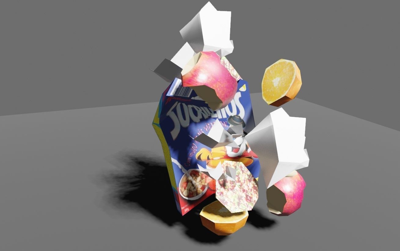 Trash Bag Garbage - Saco de Lixo  Low-poly 3D model_7
