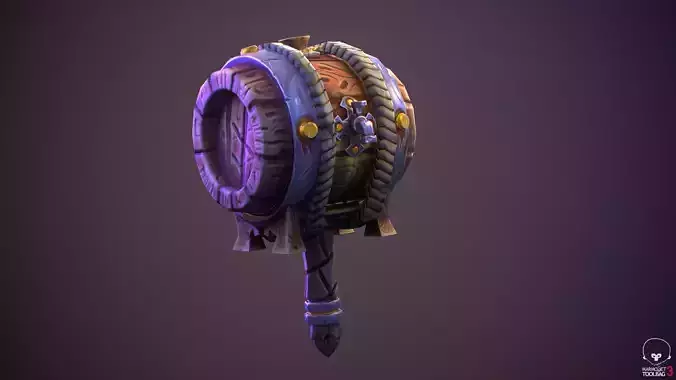 Low Poly Hammer drum