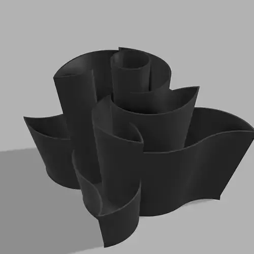 Composizione 6 flower 3D print model