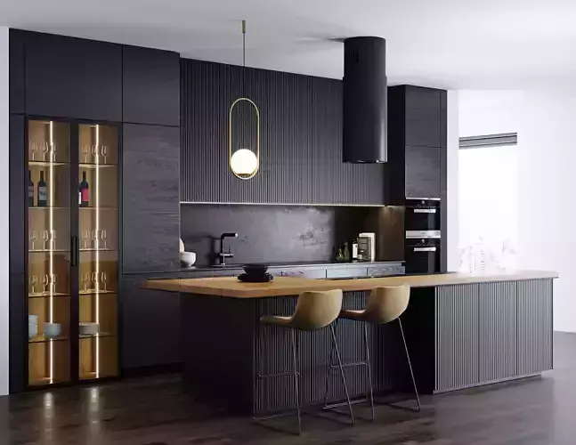 Modern kitchen 3 3D model