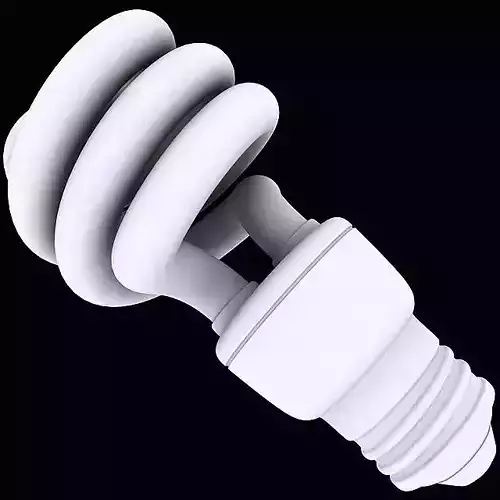 Compact Fluorescent Bulb 3D model